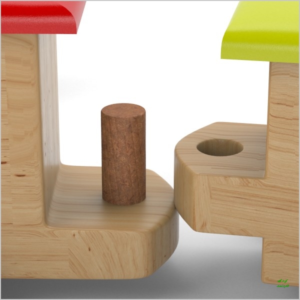 قطار چوبی